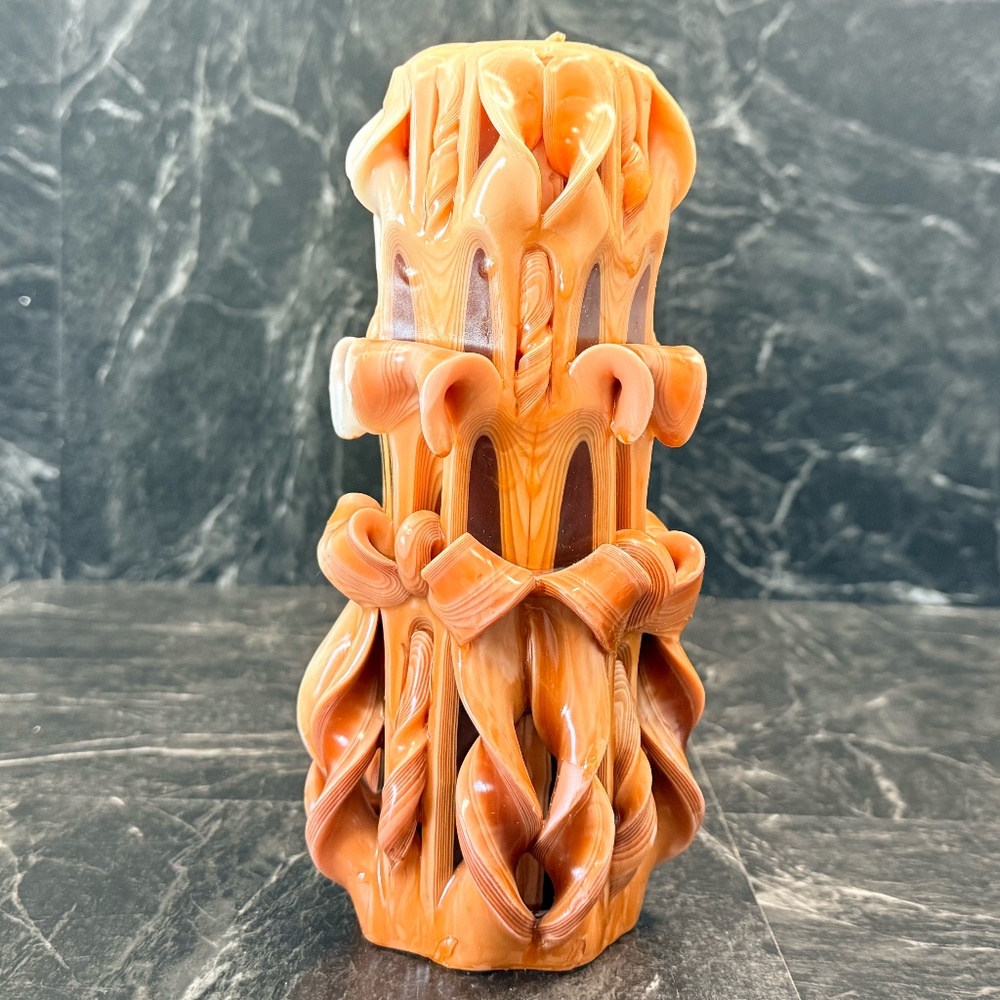 Carved Handmade Candle - Picture 6 of 13